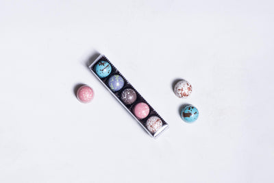 Box of 5 Hand Painted Bonbons