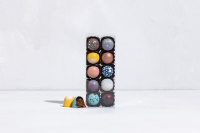 Box of 10 Hand Painted Bonbons